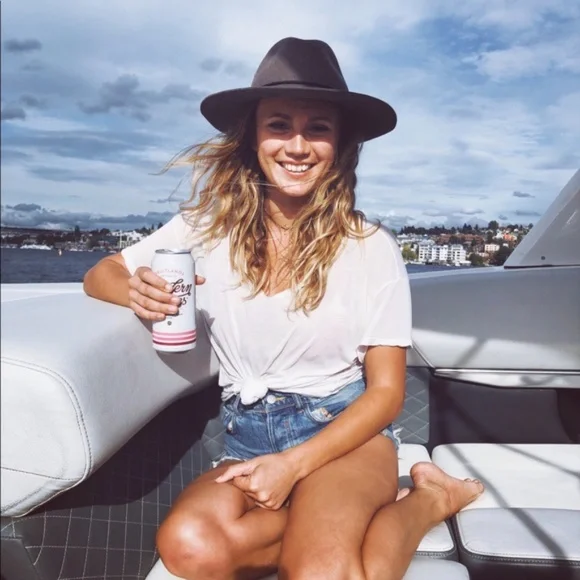 Rag & Bone Range Felt Brimmed Hat Unisex in Gray size Large 58cm - Picture 12 of 14